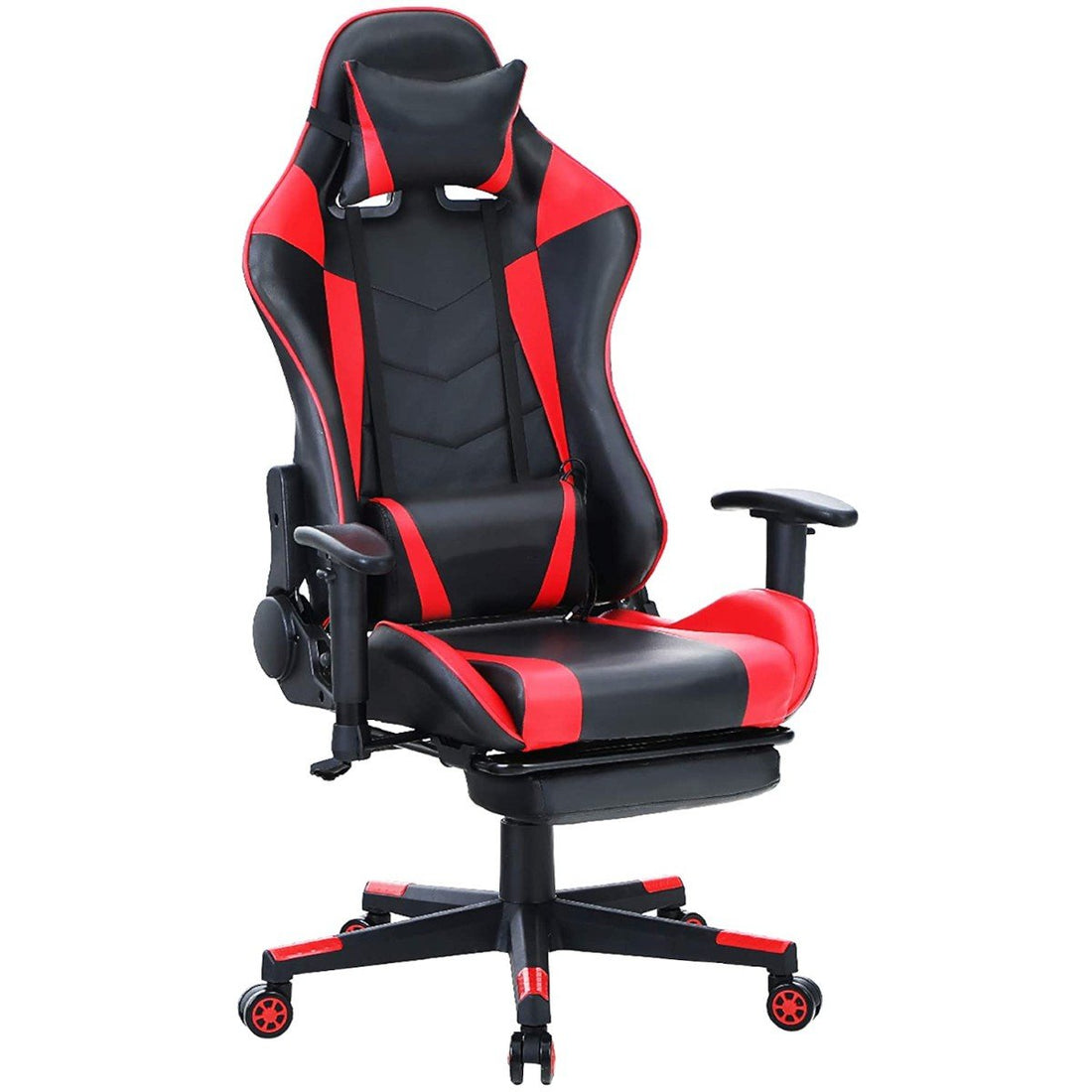 Gaming Office Chair CONNECTION Orange/Black PVC - Melissas Collectibles and More