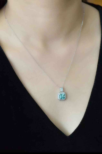 Square Pendant Necklace - Melissas Collectibles and More,This elegant Square Pendant Necklace is the perfect addition to your jewelry collection. The geometric design adds a modern touch to any outfit, while the intricate details showcase expert craftsmanship. Stand out from the crowd and add a touch of sophistication to your look with this must-have accessory!"