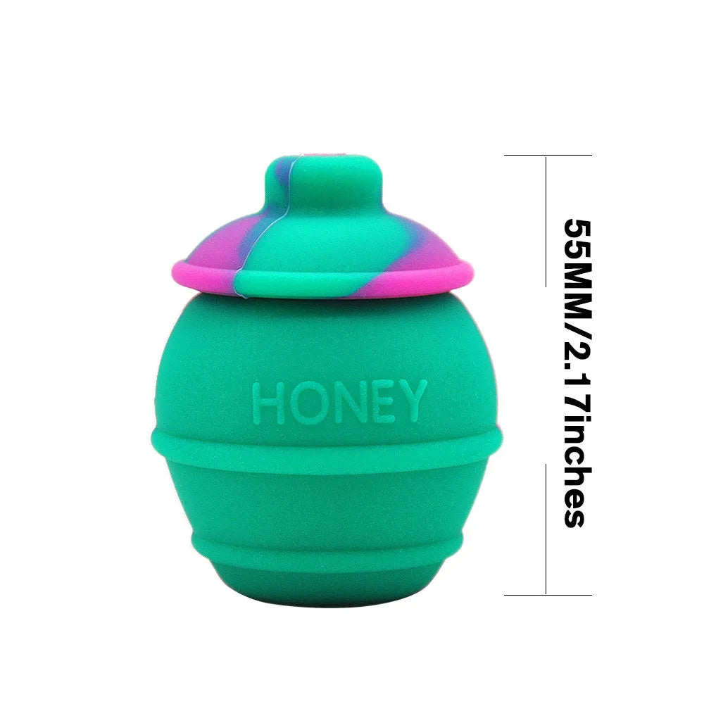 26mm Silicone Storage Container Jars Wax Dab Honey Pot Multi Use Random Nonstick Silicone Storage Container