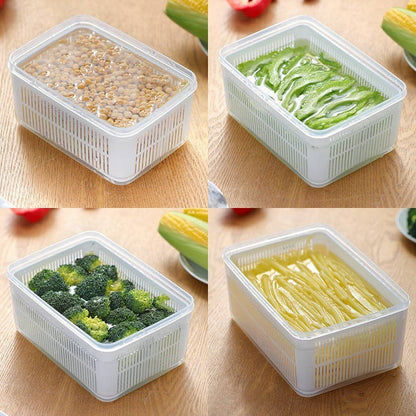 Produce Vegetable Fruit Storage Containers For Refrigerator, Experience the ultimate in organization with our Produce Vegetable Fruit Storage Containers for Refrigerator. Keep your produce fresh and neatly stored in these luxurious containers, perfect for any sophisticated kitchen. Say goodbye to messy refrigerators and hello to a more elegant and efficient way of storing your fruits and vegetables