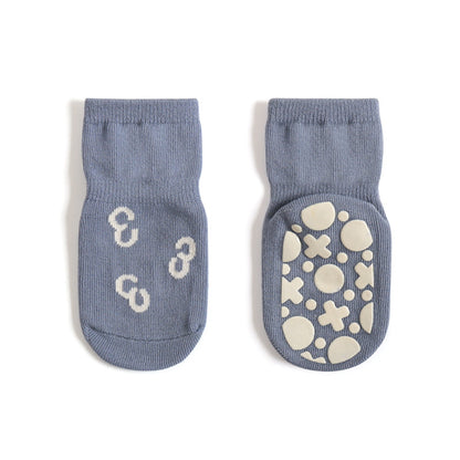 New Baby Floor Socks Combed Cotton Summer Boys And Girls Early Education Cool Toddler Non-Slip Mid-Tube Socks Baby Socks Cotton Boys And Girls Toddler Non-Slip Mid-Tube Socks