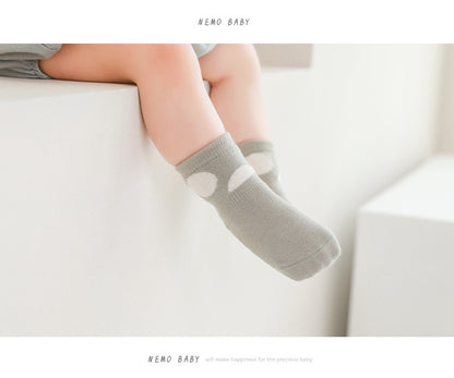 New Baby Floor Socks Combed Cotton Summer Boys And Girls Early Education Cool Toddler Non-Slip Mid-Tube Socks Baby Socks Cotton Boys And Girls Toddler Non-Slip Mid-Tube Socks