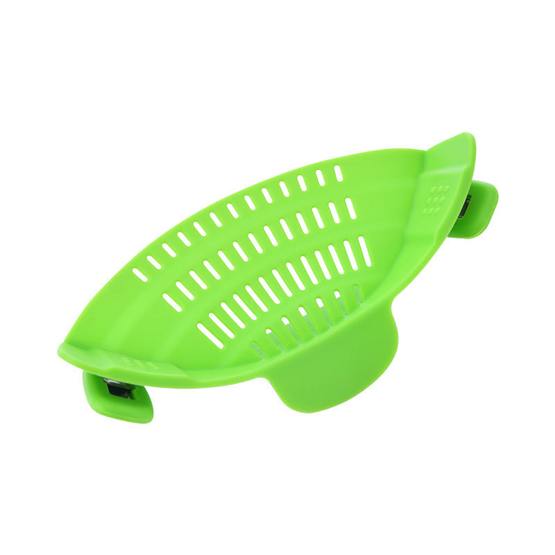 "Clip-on Pan|Strainer Anti-spill"Effortlessly drain pots and pans with our Clip-on Pan Strainer Anti-spill! No more messy spills or heavy lifting. Simply clip onto any pot or pan and watch as it strains with precision. Enjoy a cleaner and more efficient cooking experience. Say goodbye to bulky colanders"