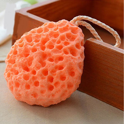 Honeycomb Shape Newborn Baby Kids Bath Sponge Brushes Massage Baby Shower Exfoliating Body Face Cleaning Scrubber Newest