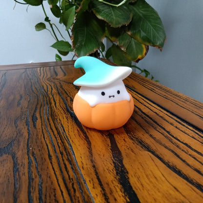 Ghost Pumpkin Small Night Lamp Halloween Ghost Pumpkin Small Night Light Halloween Silicone Light