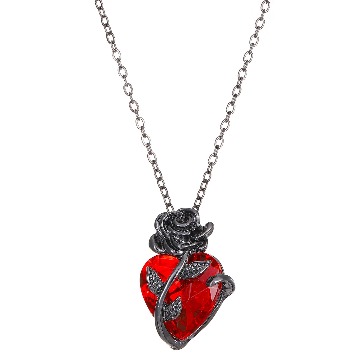 Heart-Shaped Clavicle Chain Necklace