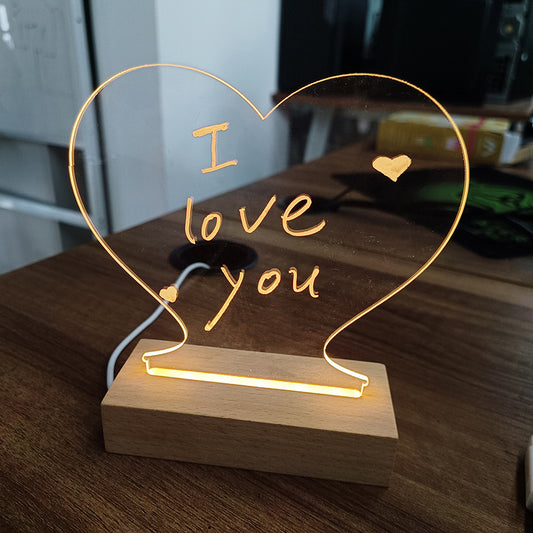 LED-USB Message Board Light With Pen