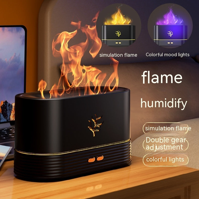 LED-Diffuser Fire Simulation Night Light