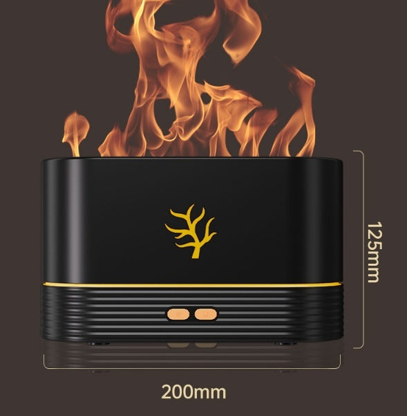 LED-Diffuser Fire Simulation Night Light