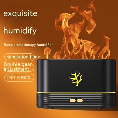 LED-Diffuser Fire Simulation Night Light