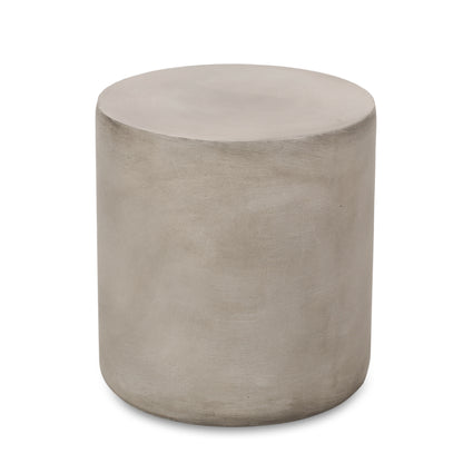 Light Concrete Side Table, Light Grey Light Concrete Side Table, Light Grey