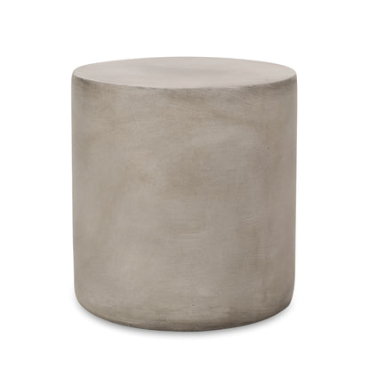 Light Concrete Side Table, Light Grey Light Concrete Side Table, Light Grey