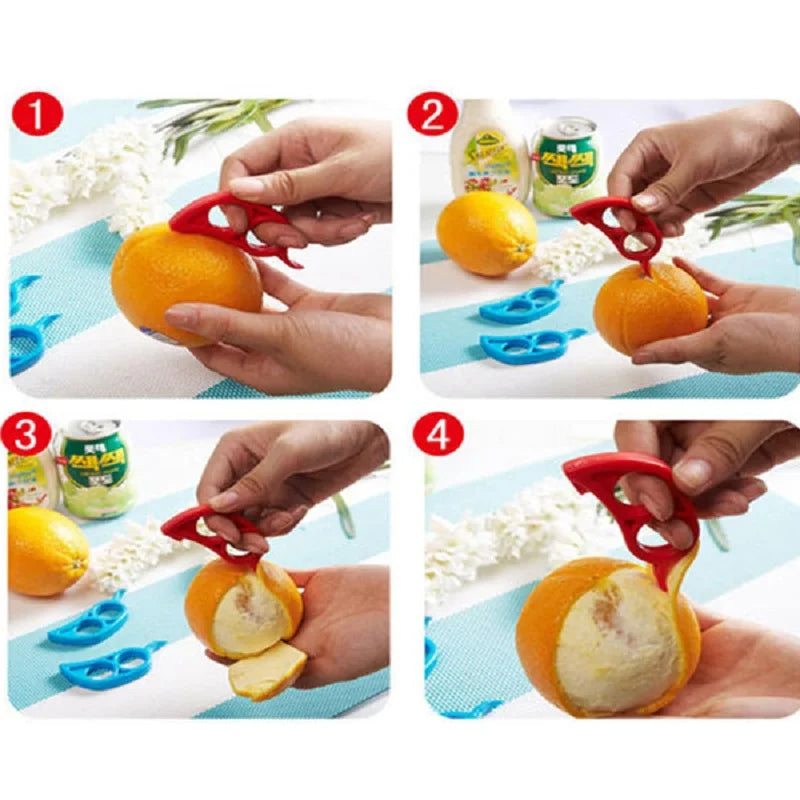 Mouse Shape Lemons Orange Citrus Opener Peeler Remover Slicer Cutter Quickly Stripping Kitchen Tool-Brand new and high quality.Pratical &amp; Cute design. Fair quality. Fair price. Removes fruits Mouse Shaped Citrus Peeler