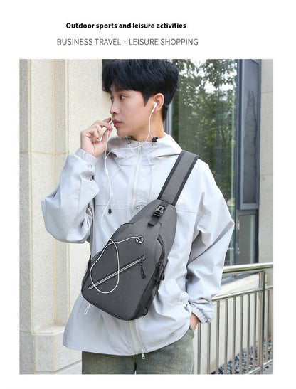 Multifunctional Men's Shoulder Crossbody Bag 