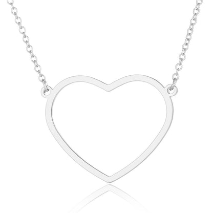 Simple Elegant Peach Heart Women's Clavicle Chain Necklace0 Simple Elegant Peach Heart Women's Necklace