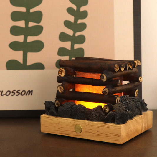 Cozy Campfire Night Lamp for Bedrooms