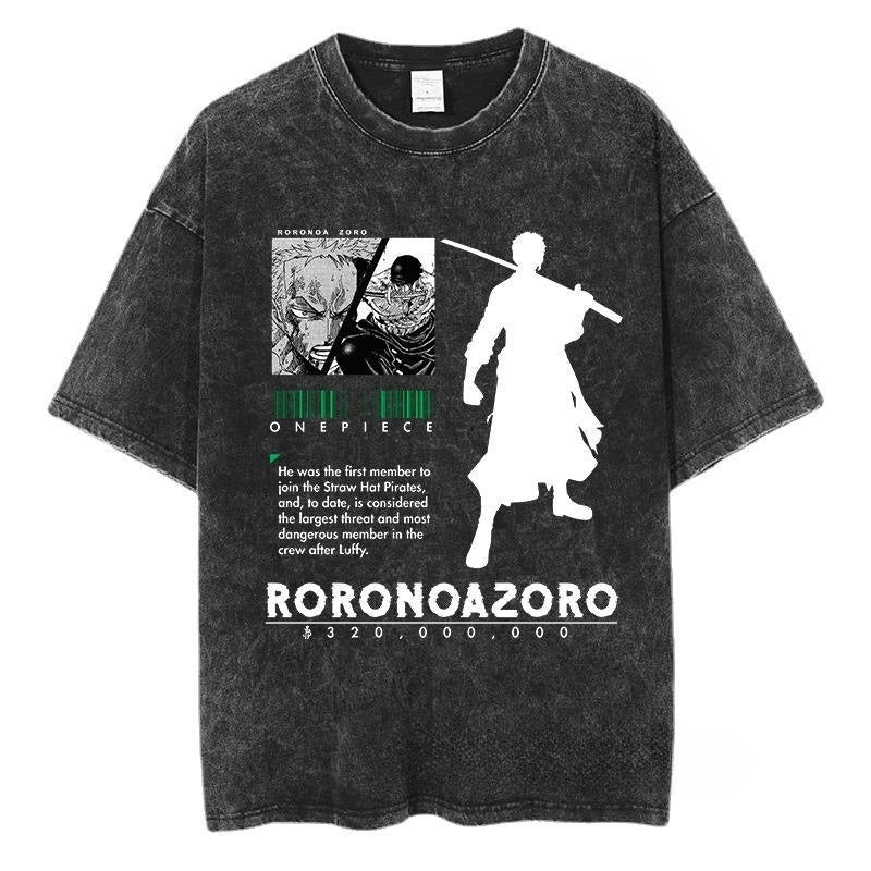 Anime One Piece Zoro T Shirt y2k Harajuku High Street - Melissas Collectibles and More