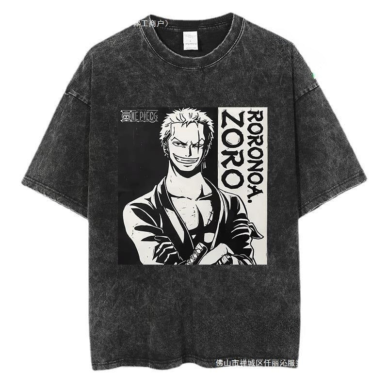 Anime One Piece Zoro T Shirt y2k Harajuku High Street - Melissas Collectibles and More