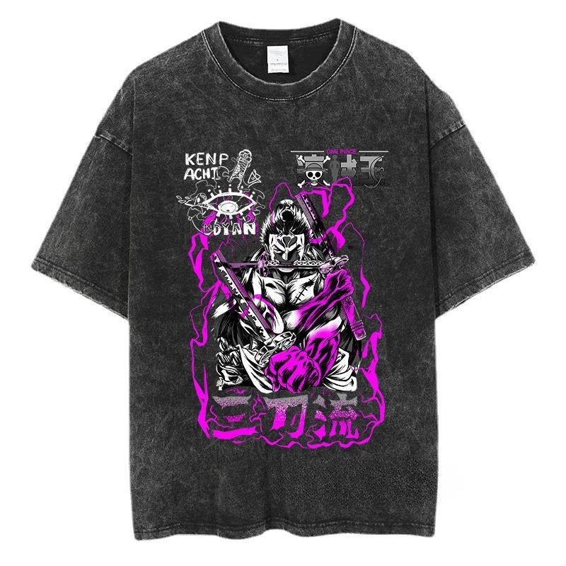 Anime One Piece Zoro T Shirt y2k Harajuku High Street - Melissas Collectibles and More