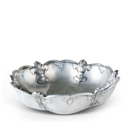 Experience the Elegance of the 10" Fleur-De-Lis Bowl from Arthur Court