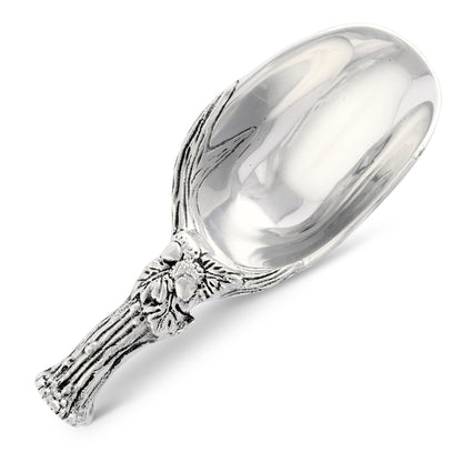 "Antler and Oak Leaf Ice Scoop"Elevate your bar game with our unique Antler and Oak Leaf Ice Scoop! Crafted with precision and attention to detail, each scoop is adorned with intricate antler and oak leaf designs. Impress your guests while serving with ease and style. Perfect for any occasion, this ice scoop is a must-have for any home bar"