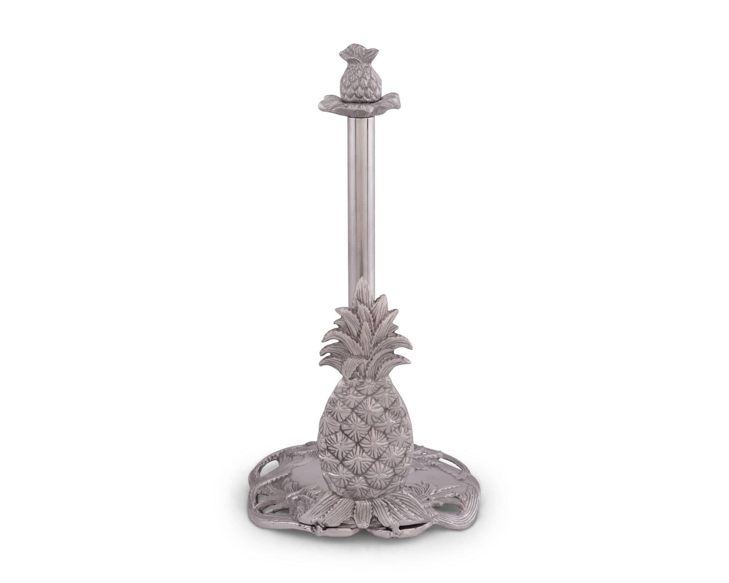 "Pineapple Paper Towel Holder"Elevate your kitchen decor with our Pineapple Paper Towel Holder! With its charming design and functional features, this holder is the perfect addition to any home. Keep your paper towels easily accessible and add a touch of tropical flair to your space. Say goodbye to boring paper towel holders and hello to a stylish and useful upgrade!"