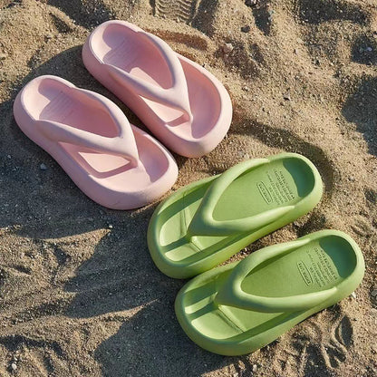 Thick-Soled Flip-Flops Casual Beach Shoes