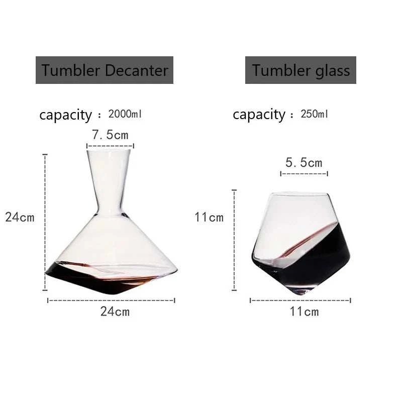 Decanter with Wood Tray Hand Blown Crystal Wine Carafe Aerator, Decanter with Wood Tray Hand Blown Crystal Wine Carafe Aerator, Decanter with Wood Tray Hand Blown Crystal Wine Carafe Aerator, Enhance your wine tasting experience with this hand blown crystal decanter, complete with a wood tray for a touch of elegance. The aerator feature promises to unlock the full flavors of your wine, taking your taste buds on a bold and daring adventure. Drink boldly, drink better