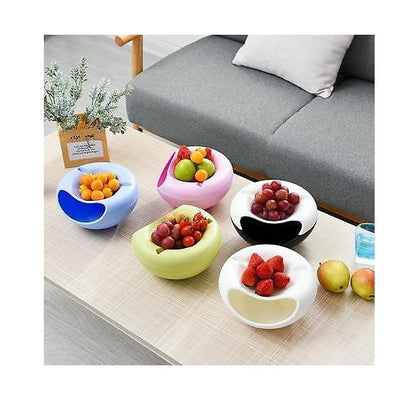 Best Double Layers Fruit Plate with Phone Holder