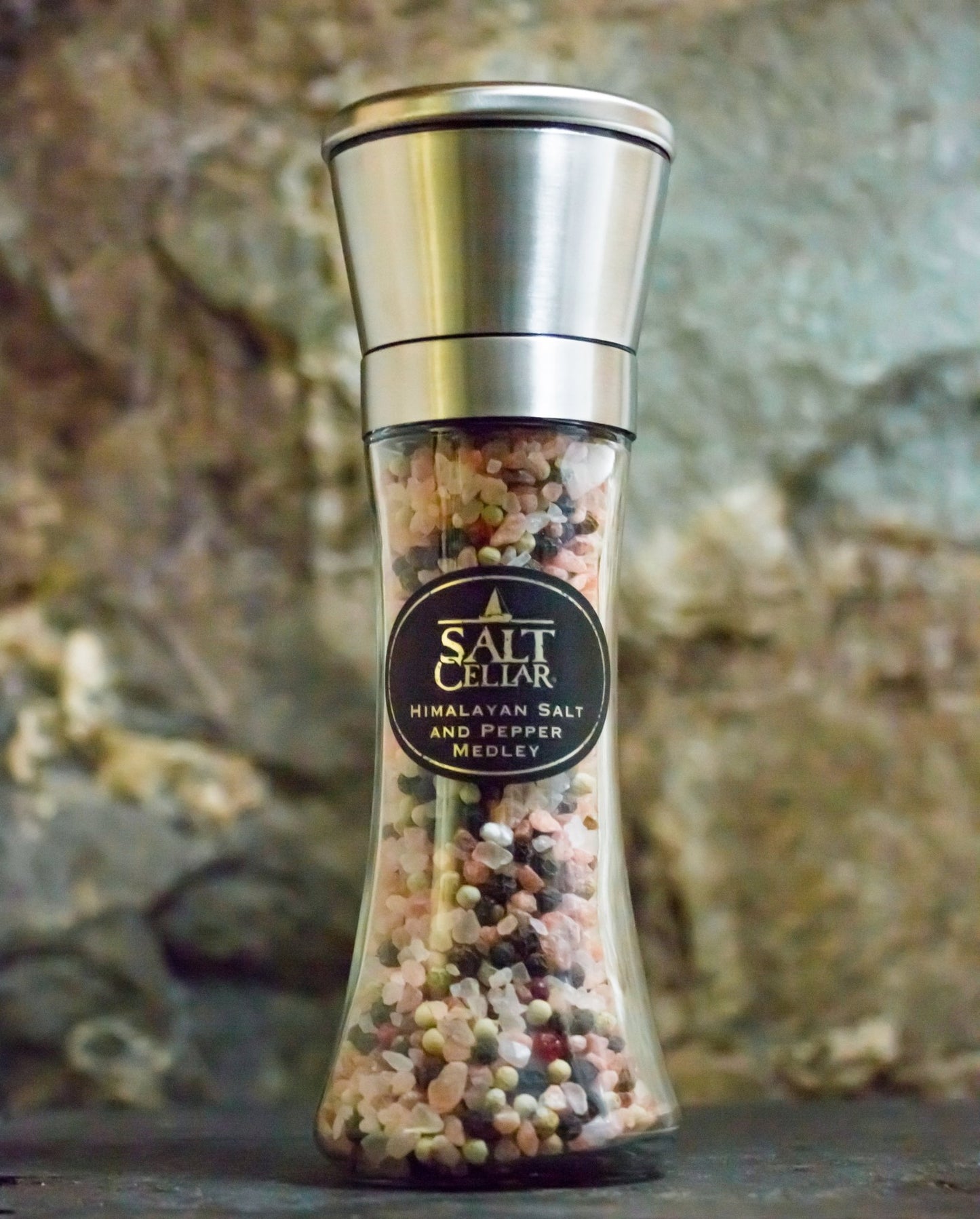 Himalayan Sea Salt and Peppercorn Medley Grinder with Refill - Melissas Collectibles and More