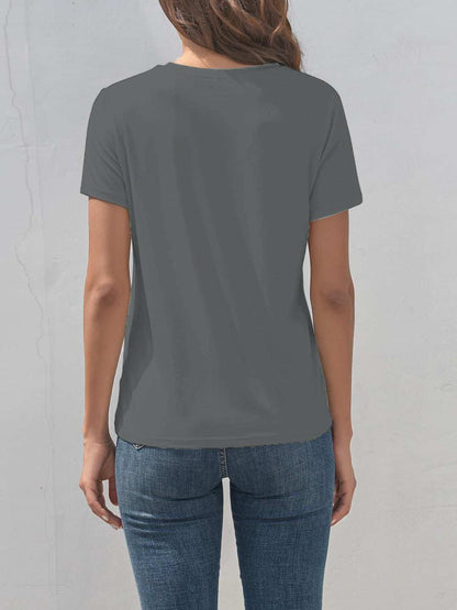 Horse Round Neck Short Sleeve T - Shirt - Melissas Collectibles and More