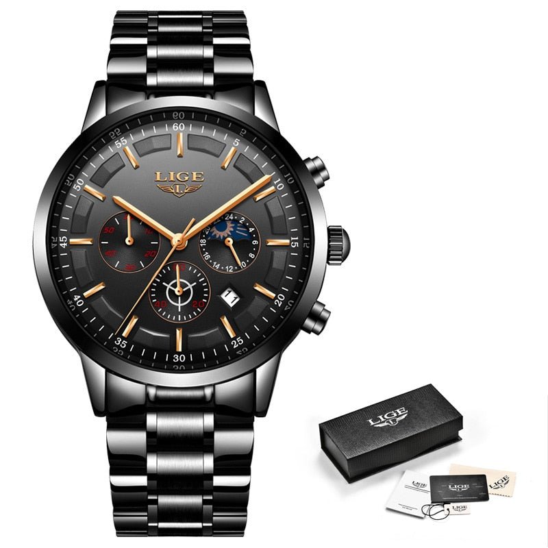 Men's Sports Quartz Watch Luxury Waterproof - Melissas Collectibles and More