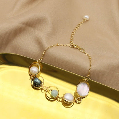 Natural Pearl Bracelet for Women Light Luxury Design - Melissas Collectibles and More