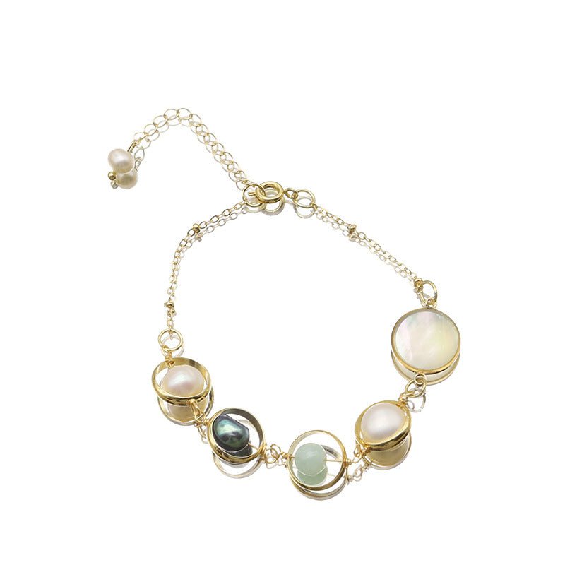 Natural Pearl Bracelet for Women Light Luxury Design - Melissas Collectibles and More