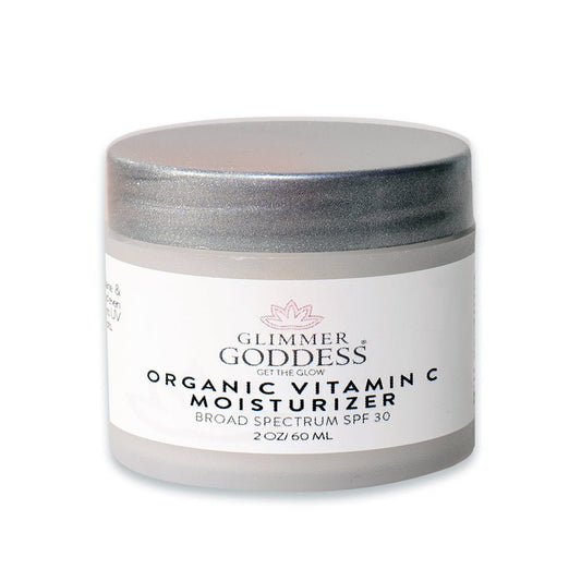 Organic Vitamin C Face Cream Reef-Safe SPF 30 - Brightens and Tightens Skin