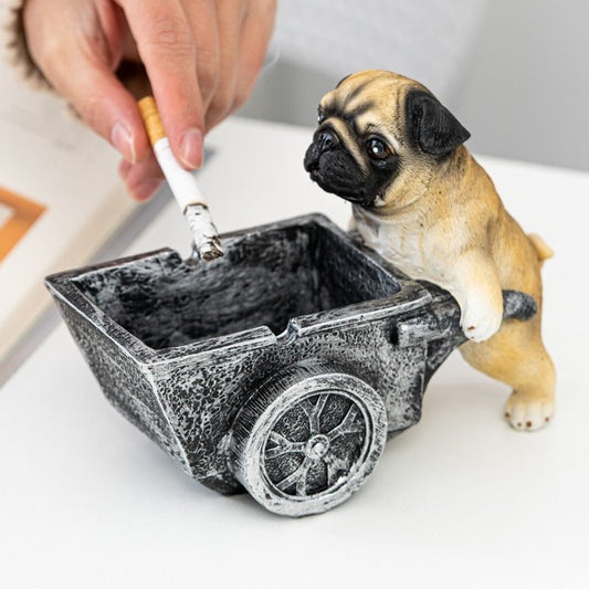 Pug and Pig Ashtrays - Melissas Collectibles and More