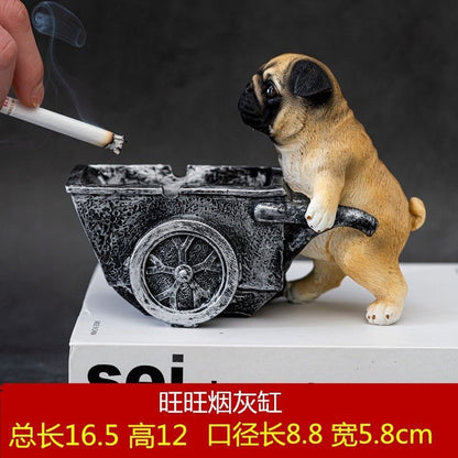 Pug and Pig Ashtrays - Melissas Collectibles and More