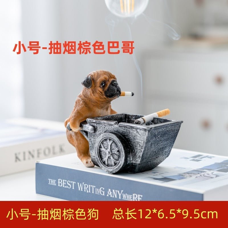 Pug and Pig Ashtrays - Melissas Collectibles and More