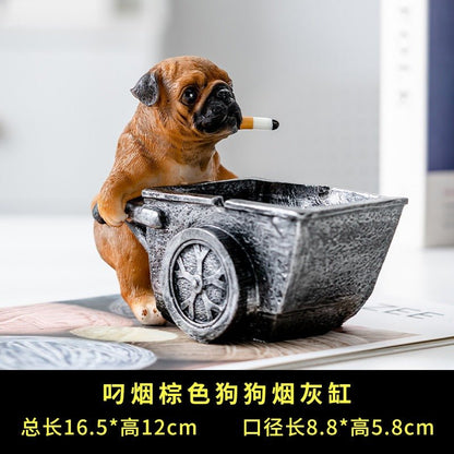 Pug and Pig Ashtrays - Melissas Collectibles and More