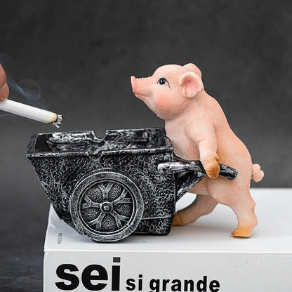 Pug and Pig Ashtrays - Melissas Collectibles and More