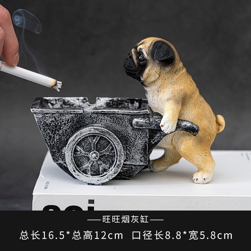 Pug and Pig Ashtrays - Melissas Collectibles and More