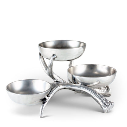 Antler 3-Tiered Bowl Antler 3-Tiered Bowl