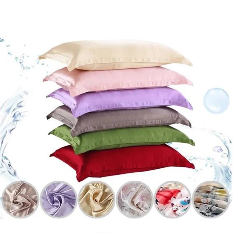 Silk Satin Pillowcase Cover - Melissas Collectibles and More